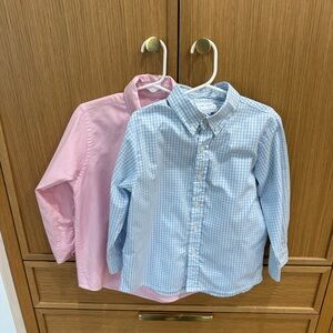 Little English Blue Gingham Button-Down,  J. Bailey Roscoe Shirt both Size 5